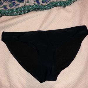 Black bikini bottom NEVER WORN
